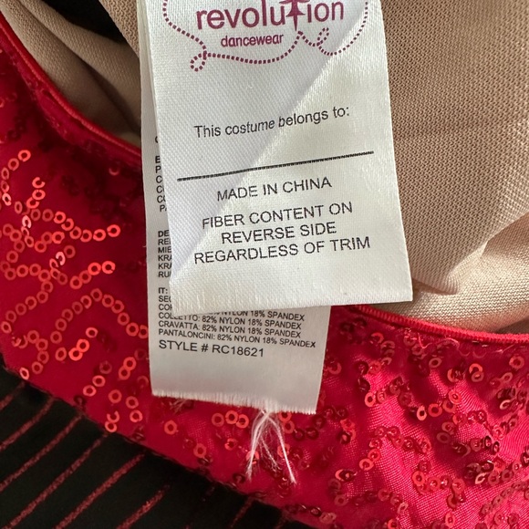 EUC Revolution dance wear jumpsuit style RC18621 - “Minnie the moocher” size SA - Picture 7 of 8